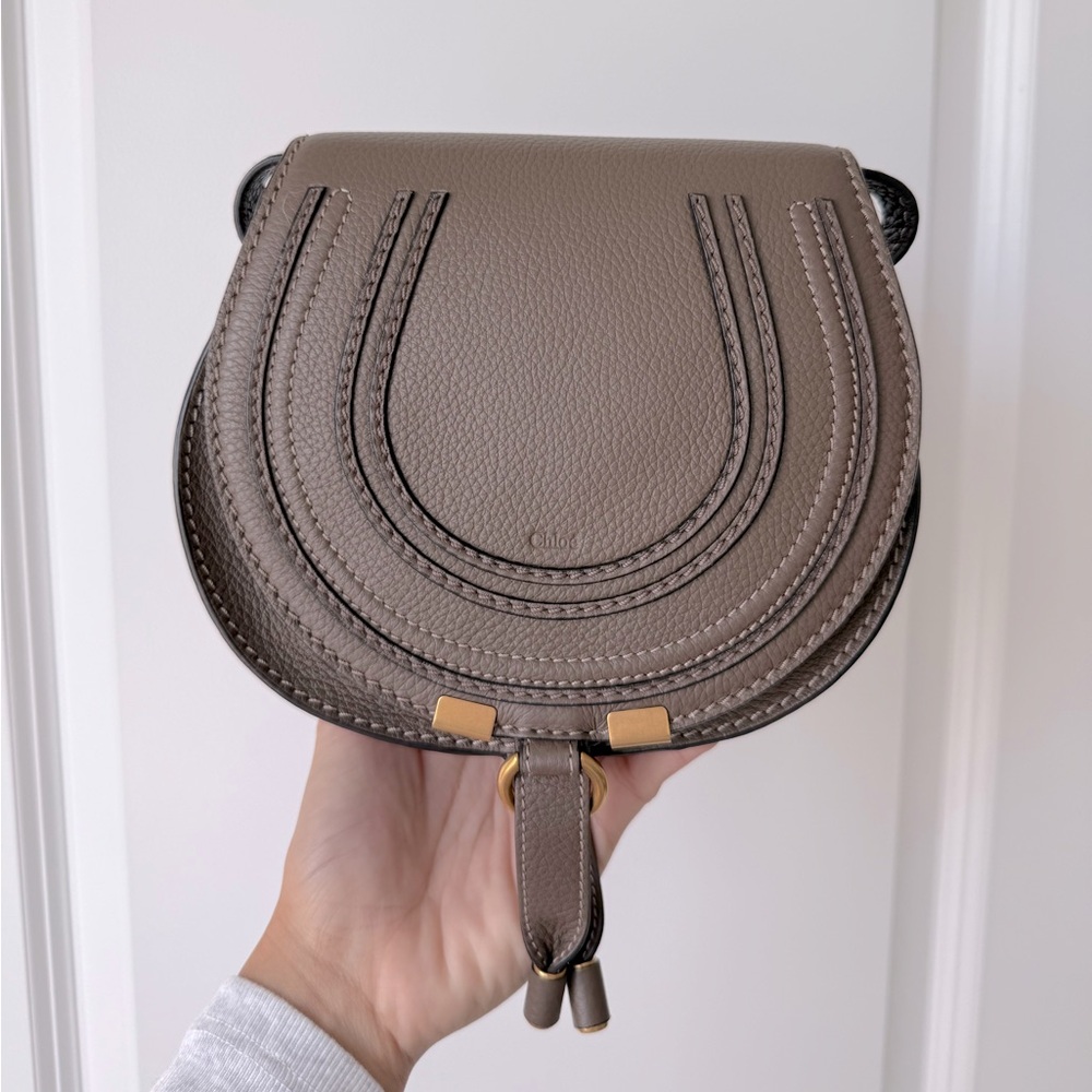 Chloe Marcie small crossbody bag in grained leather